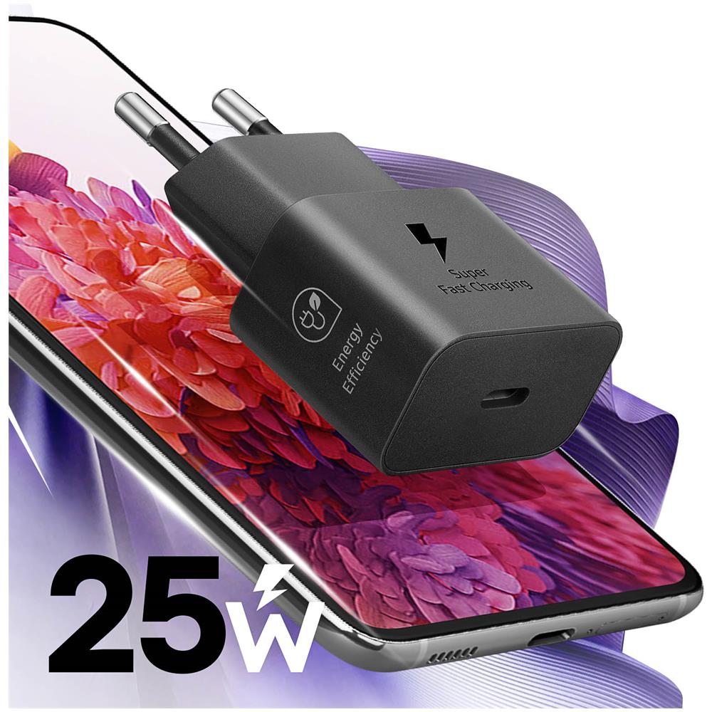 Adattatore Usb-c Ep-t2510xbeg Caricabatteria Ultra Fast 25w + Cavo Type-c Blister | Nero - Foto 2