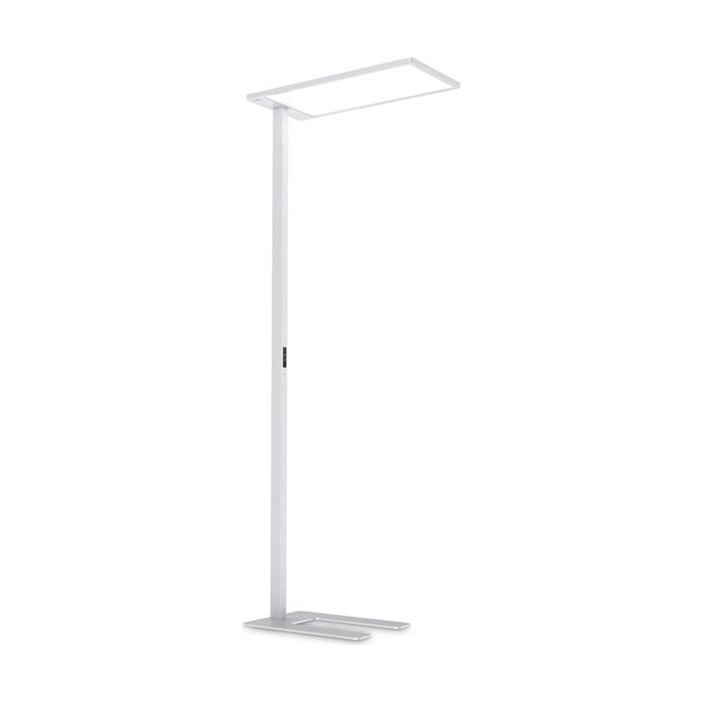 Piantana Moderna Comfort Metallo Bianco Led 76w K Luce Naturale 4000k - Foto 1