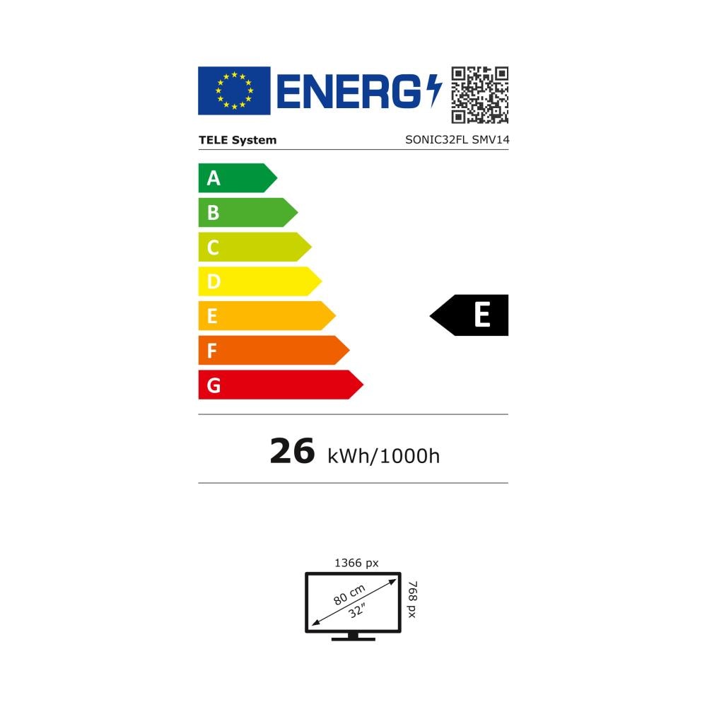 TV LED HD 32" 28000228-TELESYSTEM Smart TV   VIDAA  - Foto 2