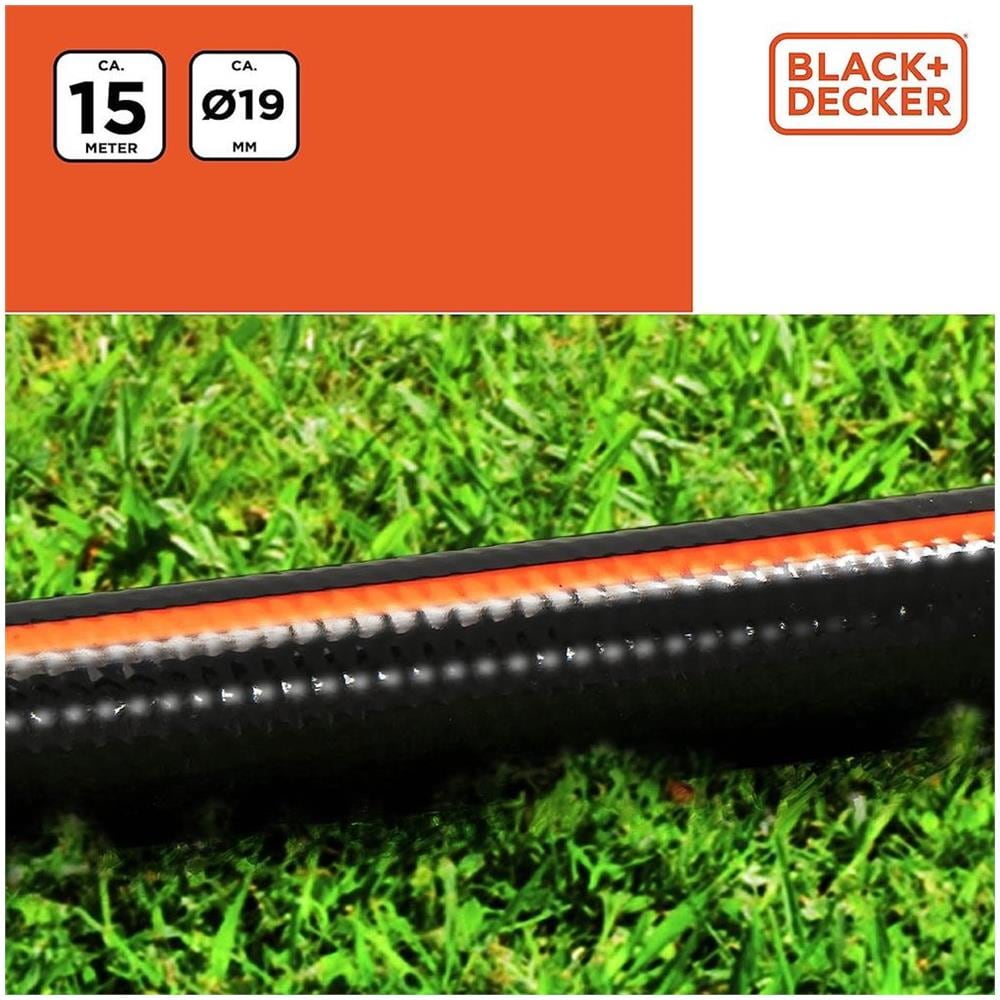 Tubo da Giardino 15 Metri ?19 in PVC Resistente Raggi UV Irrigazione Giardino - Foto 5