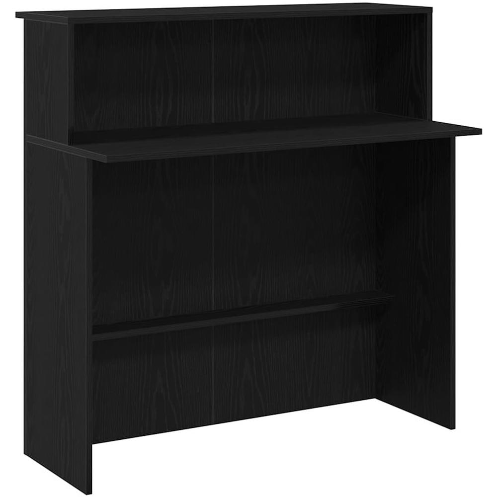 Banco Reception Nero 100x50x103,5 cm in Legno Multistrato - Foto 1