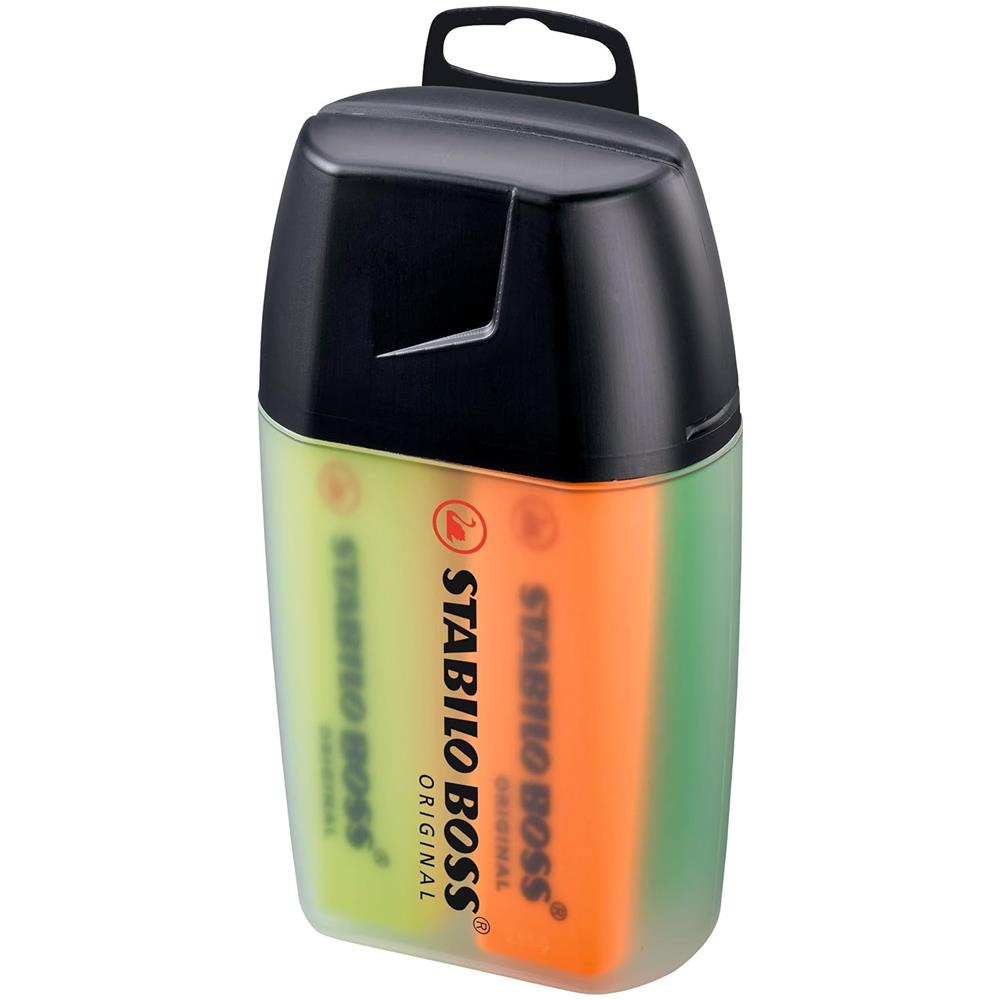 BOSS ORIGINAL - Evidenziatore - Big BOSS Box con 4 Colori assortiti - Foto 1