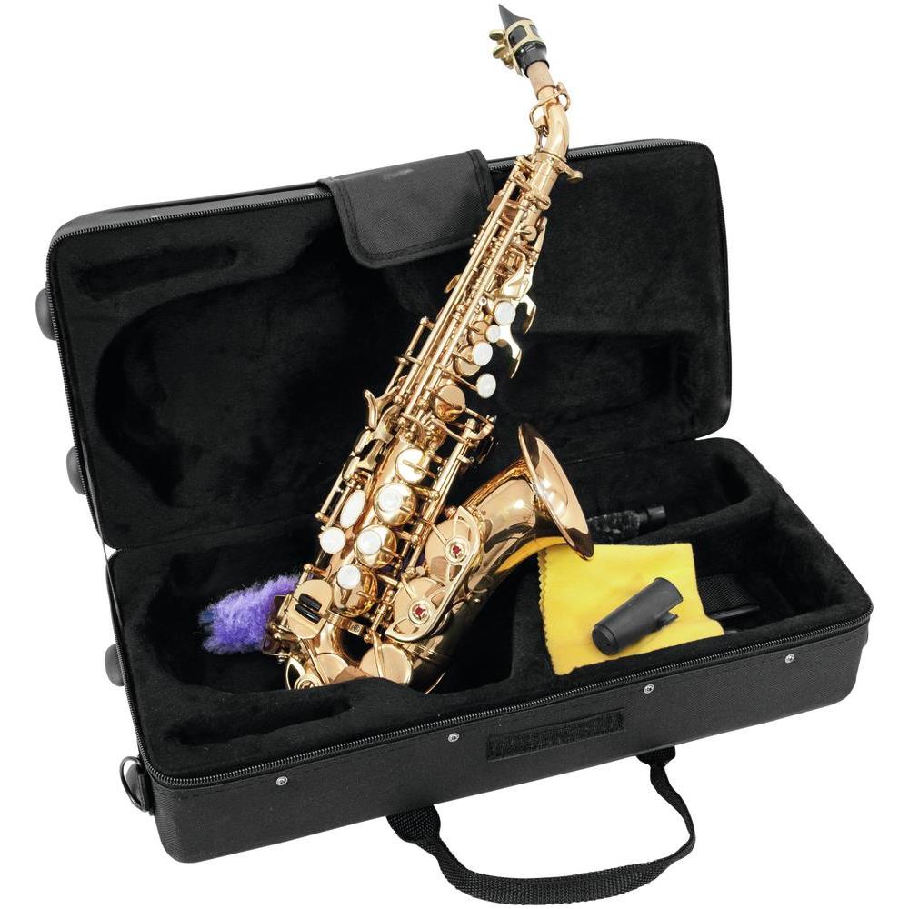 Sax Soprano, Curvo, Color Oro, Con Custodia E Accessori Sp-20 - Foto 2