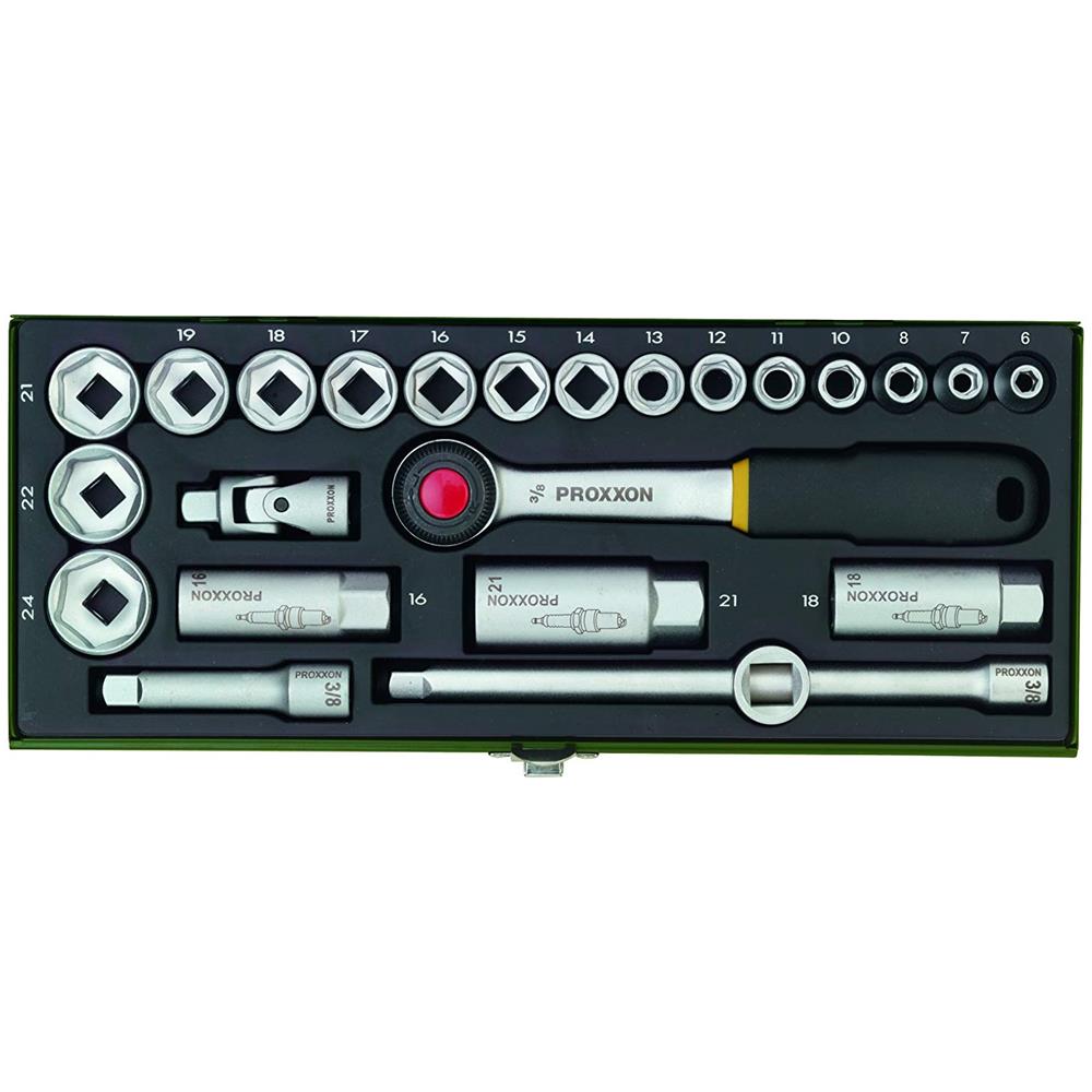 23110 - Set Chiavi A Tubo, 3/8"", 24 Pezzi - Foto 1