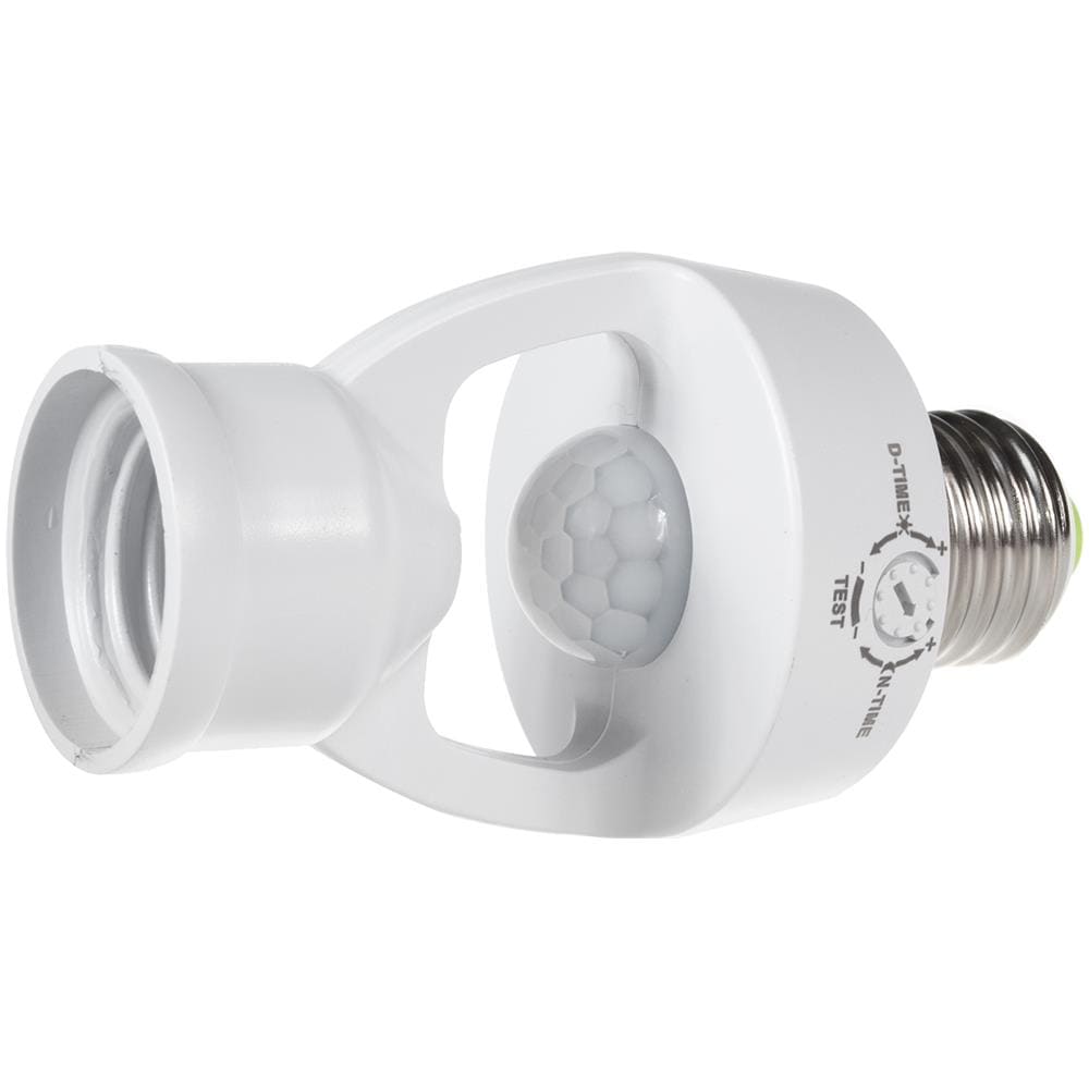 Portalampada Con Sensore Di Movimento E Sensore Crepuscolare E27 Sensore A 360 ° Illuminazione Automatica - Foto 2