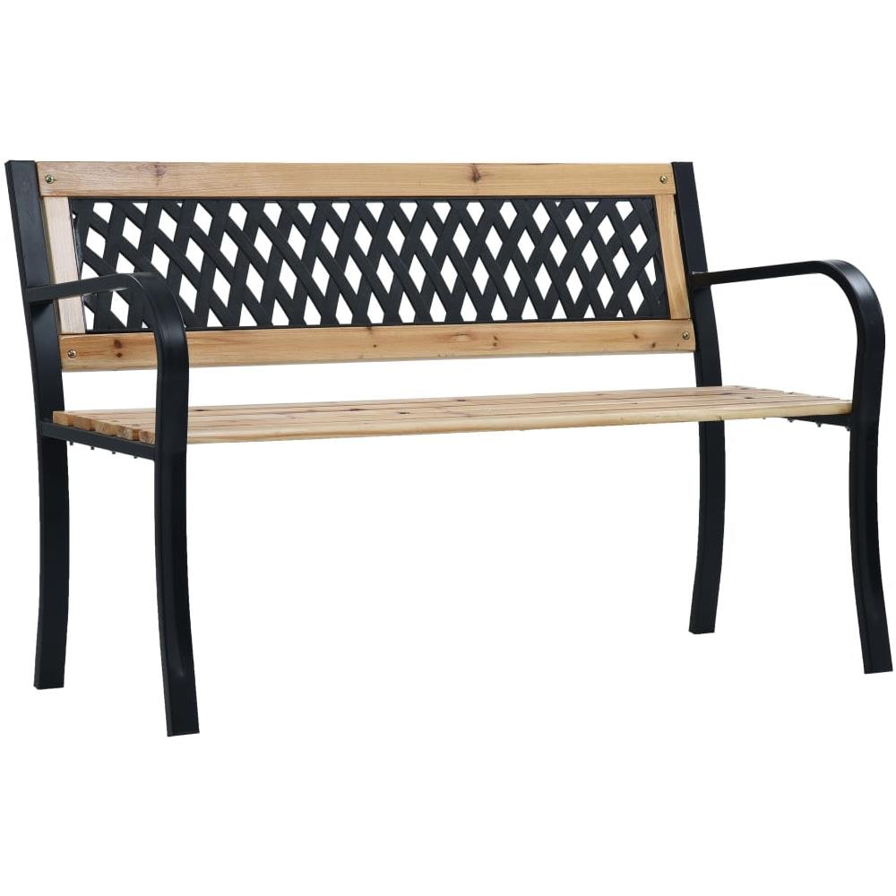 Panchina da Giardino 120 cm in Legno - Foto 1