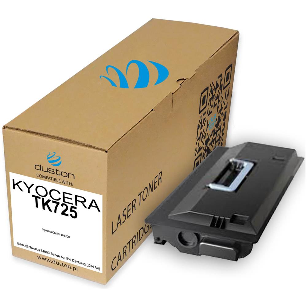 TONER COMPATIBILE - Tk725, Tk-725 Negro Compatible Con Kyocera Copier 420 520 - Foto 2