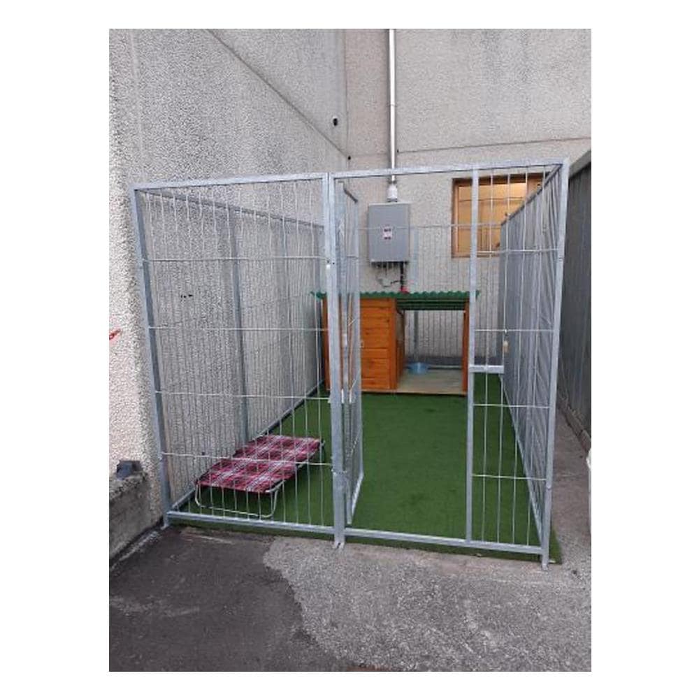 Box Per Cani Singolo Da Esterno Recinzione In Rete Zincatura A Caldo Dimensioni 400 X 200 X H 180 Cm - Foto 2