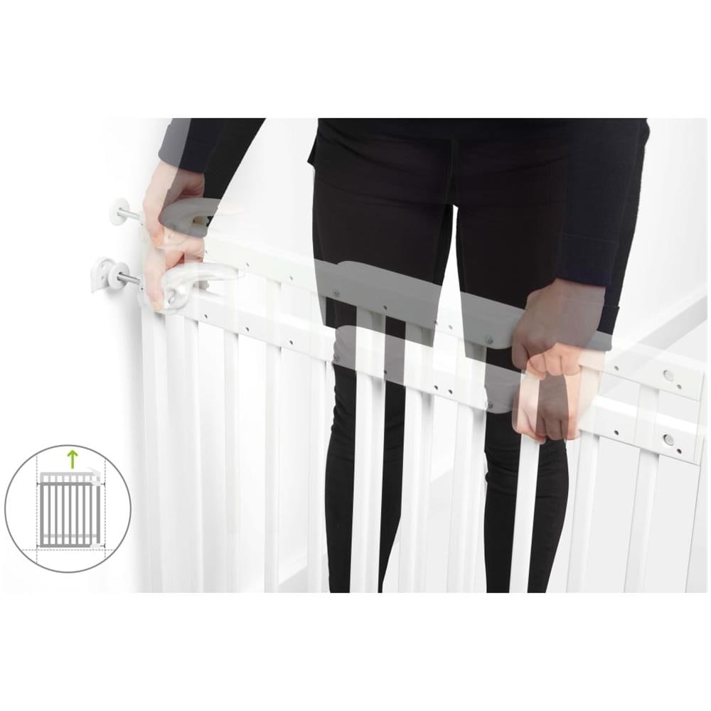 Cancelletto Sicurezza Estensibile Deco Pop Bianco 63-106 cm - Foto 2