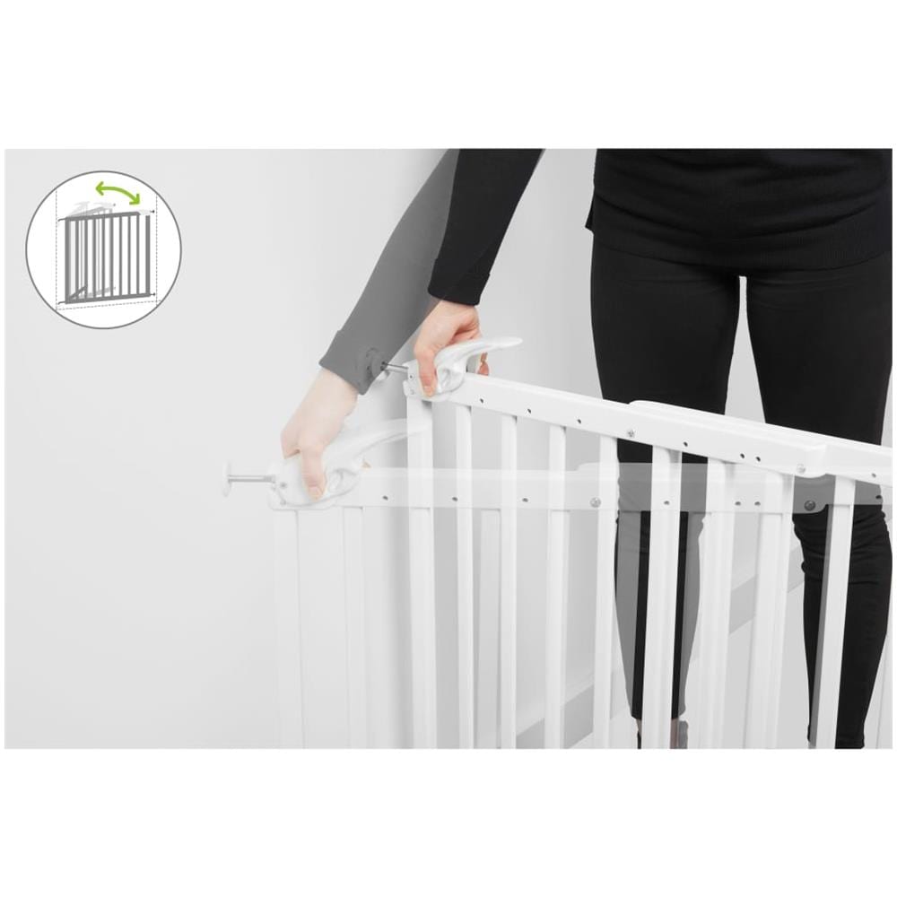 Cancelletto Sicurezza Estensibile Deco Pop Bianco 63-106 cm - Foto 3