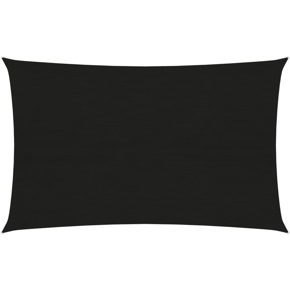 Vela Parasole 160 g / m² Nera 4x6 m in HDPE - Foto 1