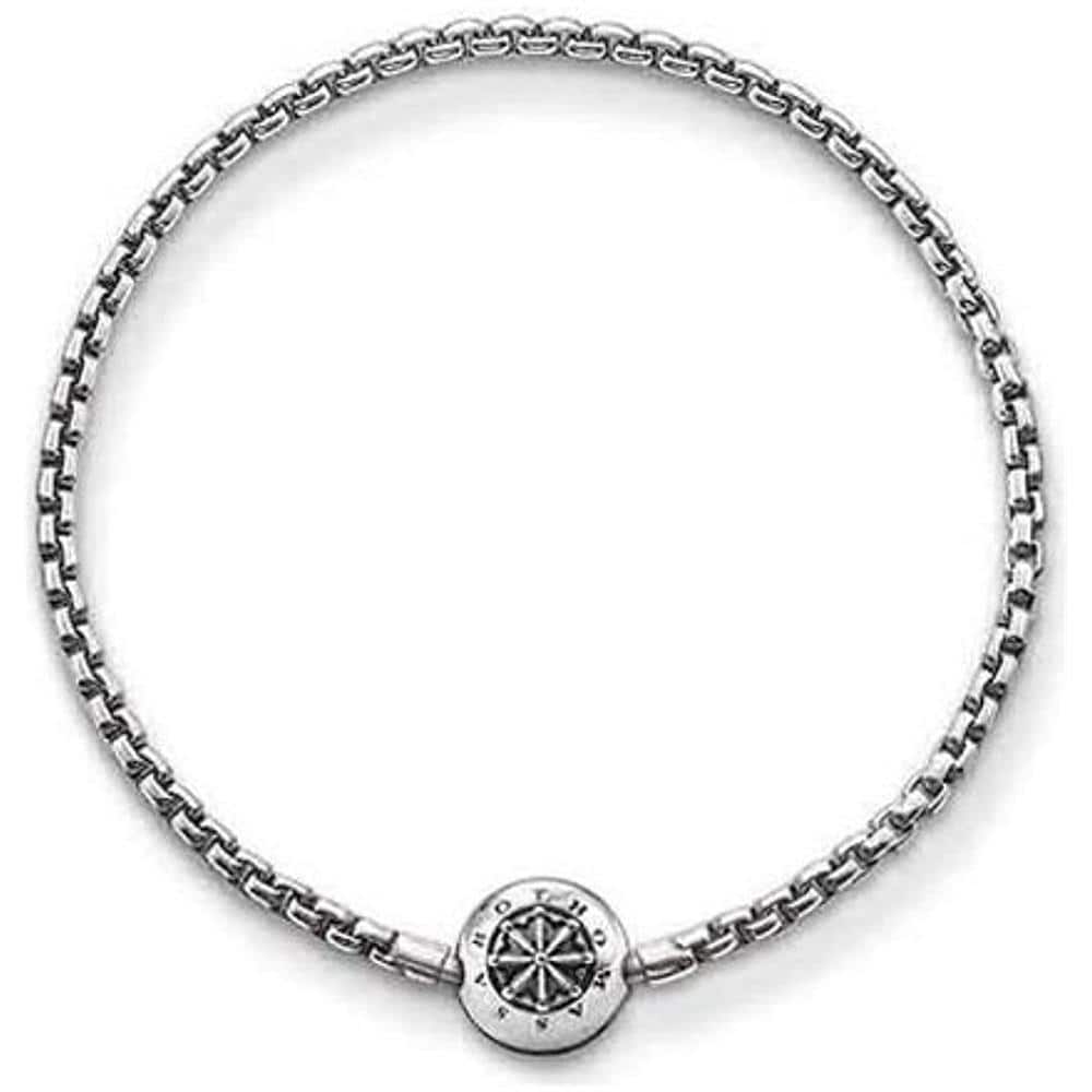 Karma Beads, Unisex, Bracciale, Argento Sterling 925 Niellato (4)  - Foto 1
