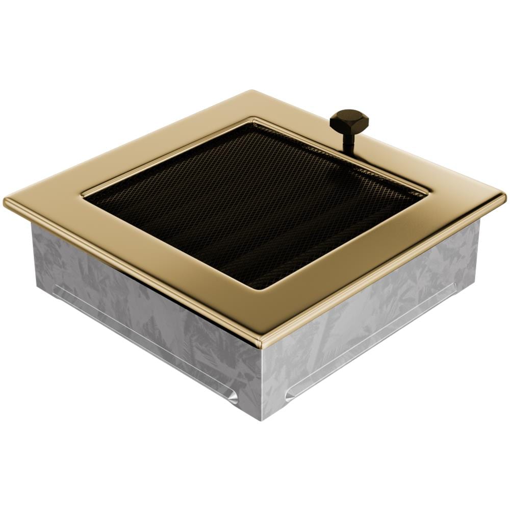 Griglia A Dente Singolo Ottone Non Verniciato Placcato Oro 14 - Foto 3