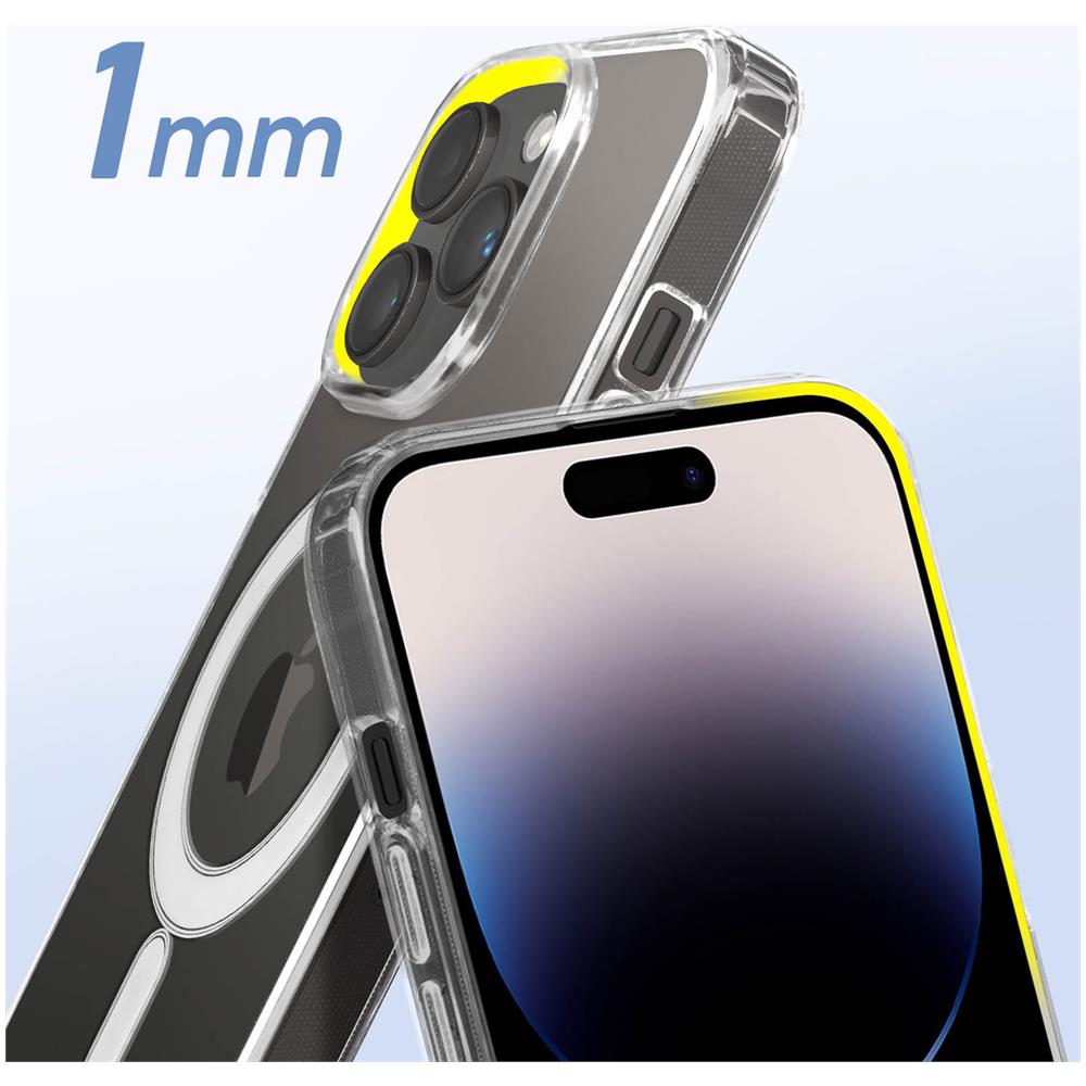 Cover Iphone 14 Pro Antiurtobi-materiale Compatibile Con Magsafe Trasparente - Foto 2