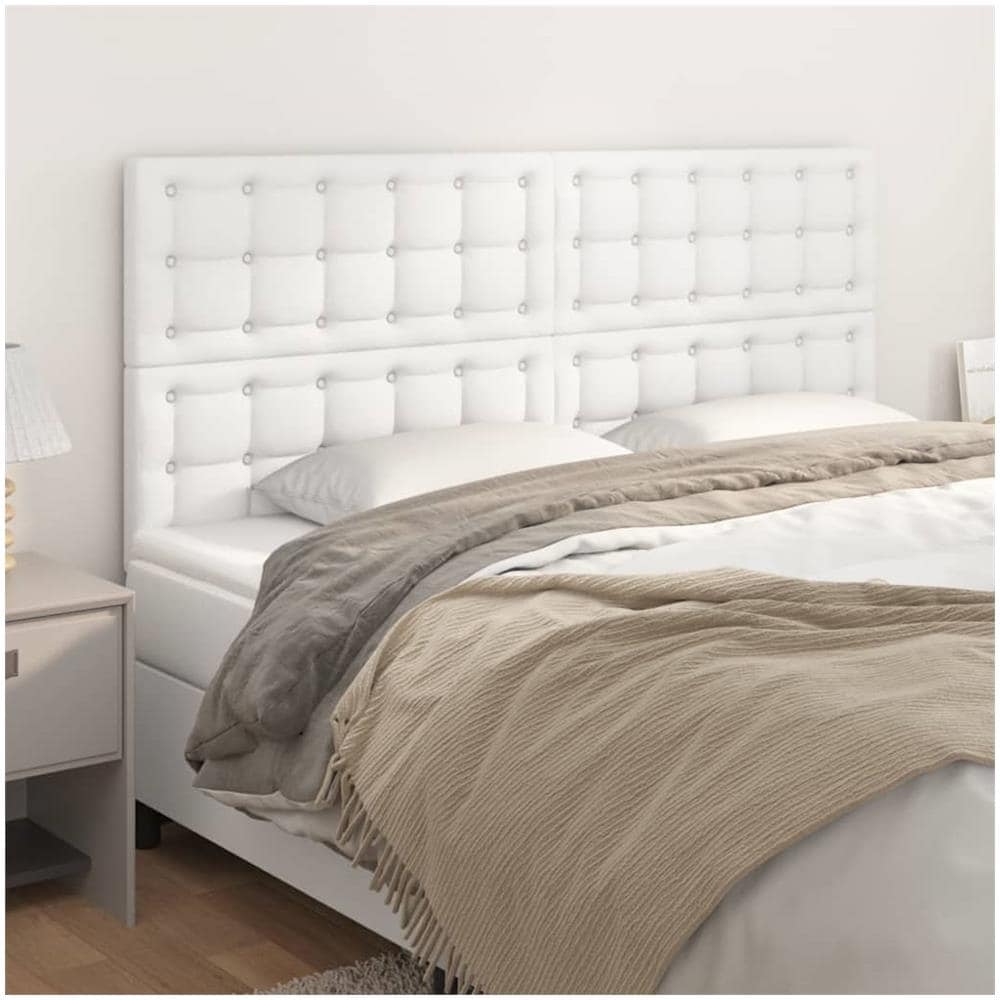 VidaXL Testiera 2 pz Rosa 80x5x78/88 cm in Velluto | Leroy Merlin