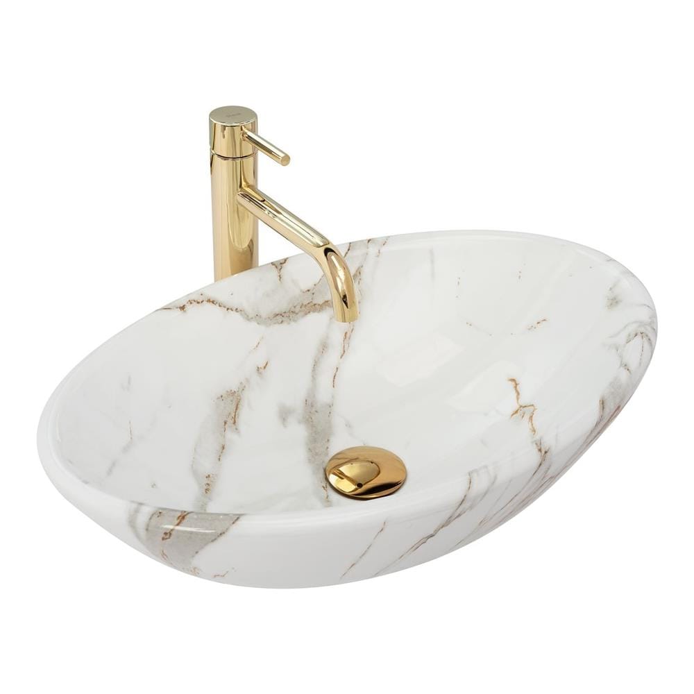 Lavabo Da Appoggio Pamela Shiny Aiax - Foto 1