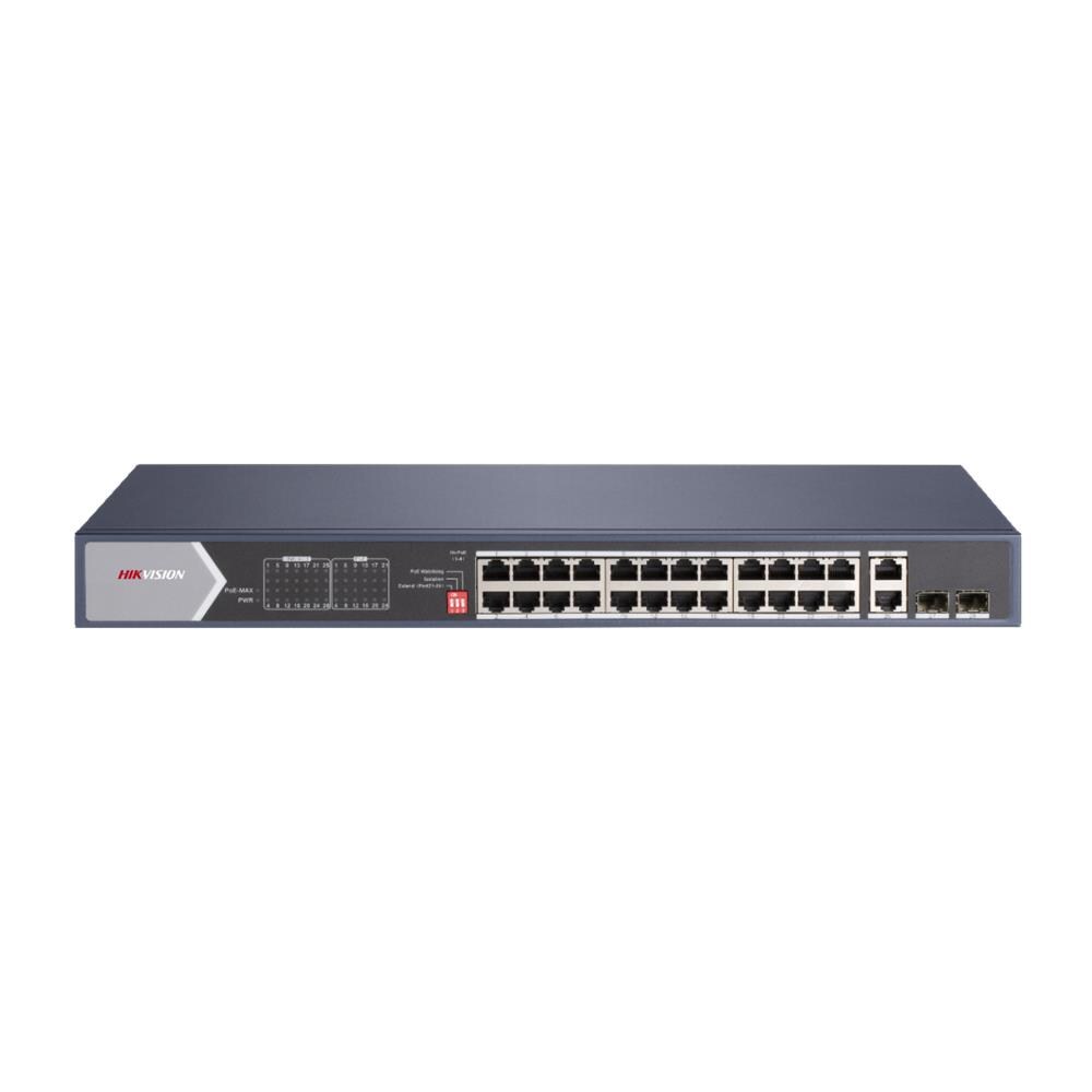 DS-3E0528HP-E switch di rete Non gestito Gigabit Ethernet (10/100/1000) Supporto Power over Ethernet (PoE) Blu - Foto 1