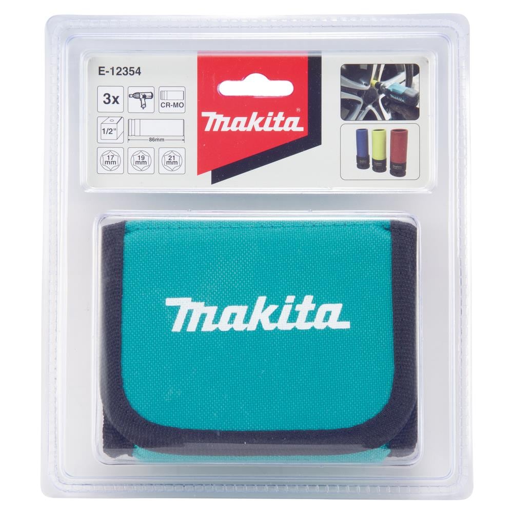 Kraft-steckschlsseleinsatz-set - 3 Stcke - 1/2"" - Quadratisch - 17 Mm, 19 Mm, 21 Mm - Lnge: 86 Mm (e-12354) - Foto 8