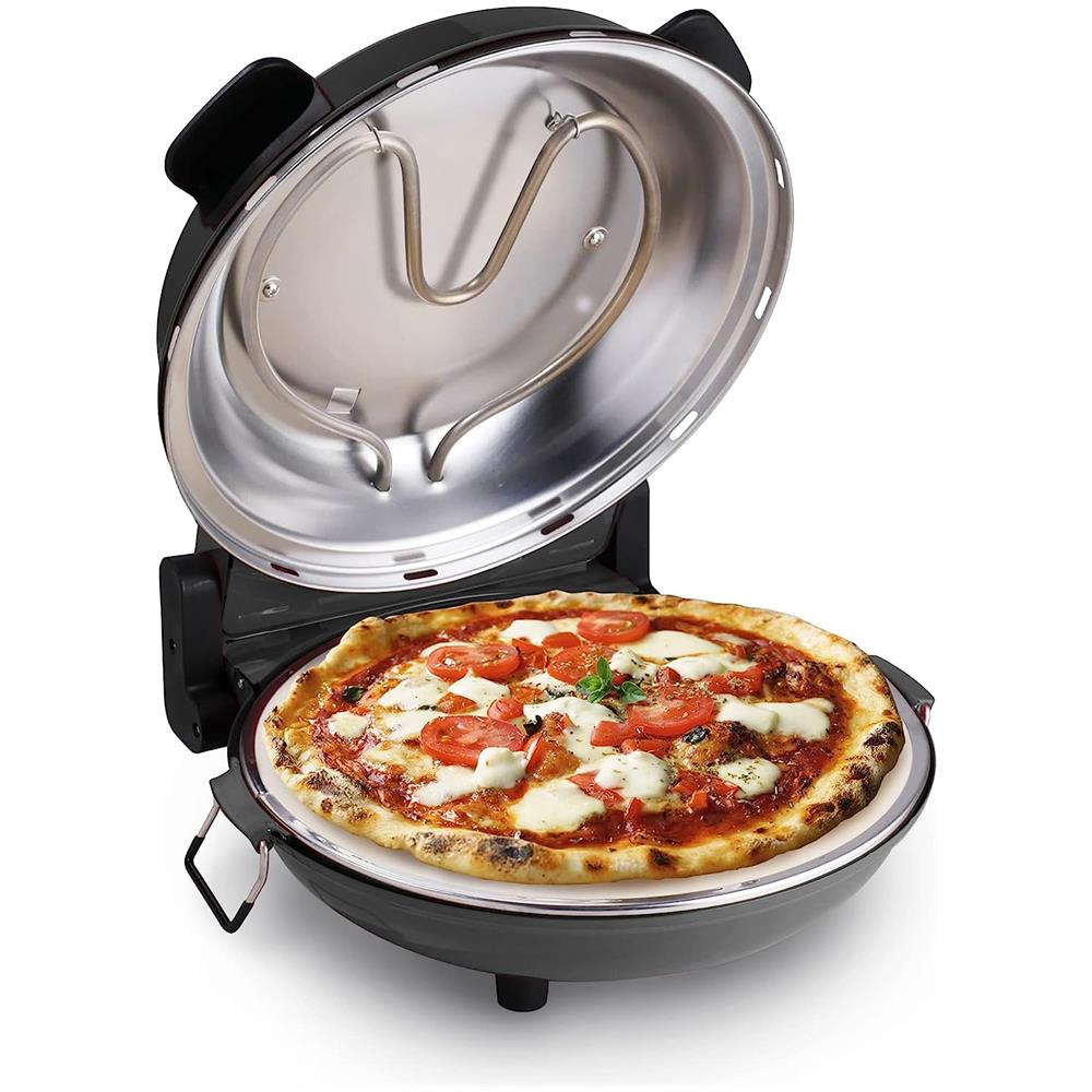 Forno Pizza INN-796B Potenza 1200 Watt Temperatura Massima 350°C Colore Nero - Foto 3