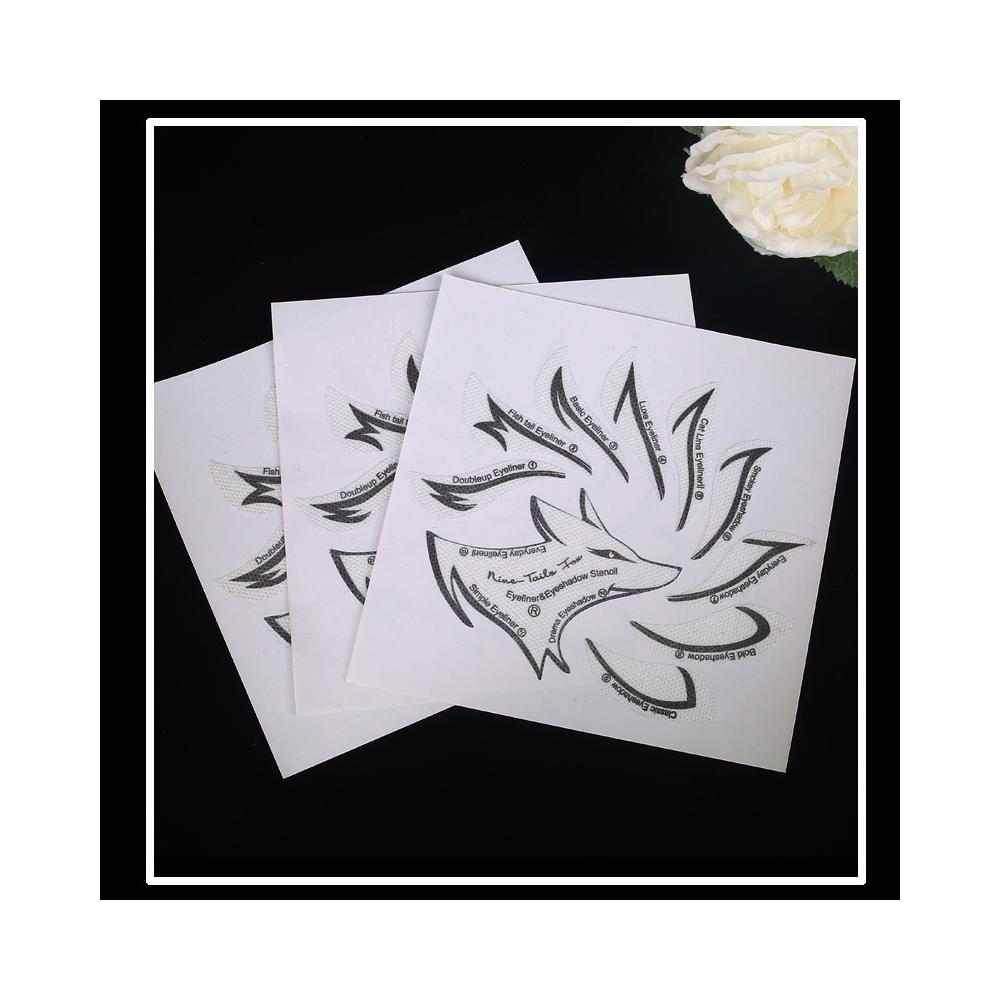 Strumento Professionale Per Il Trucco Dei Tamponi Per Ombretti Con Stencil Per Eyeliner White - Foto 2