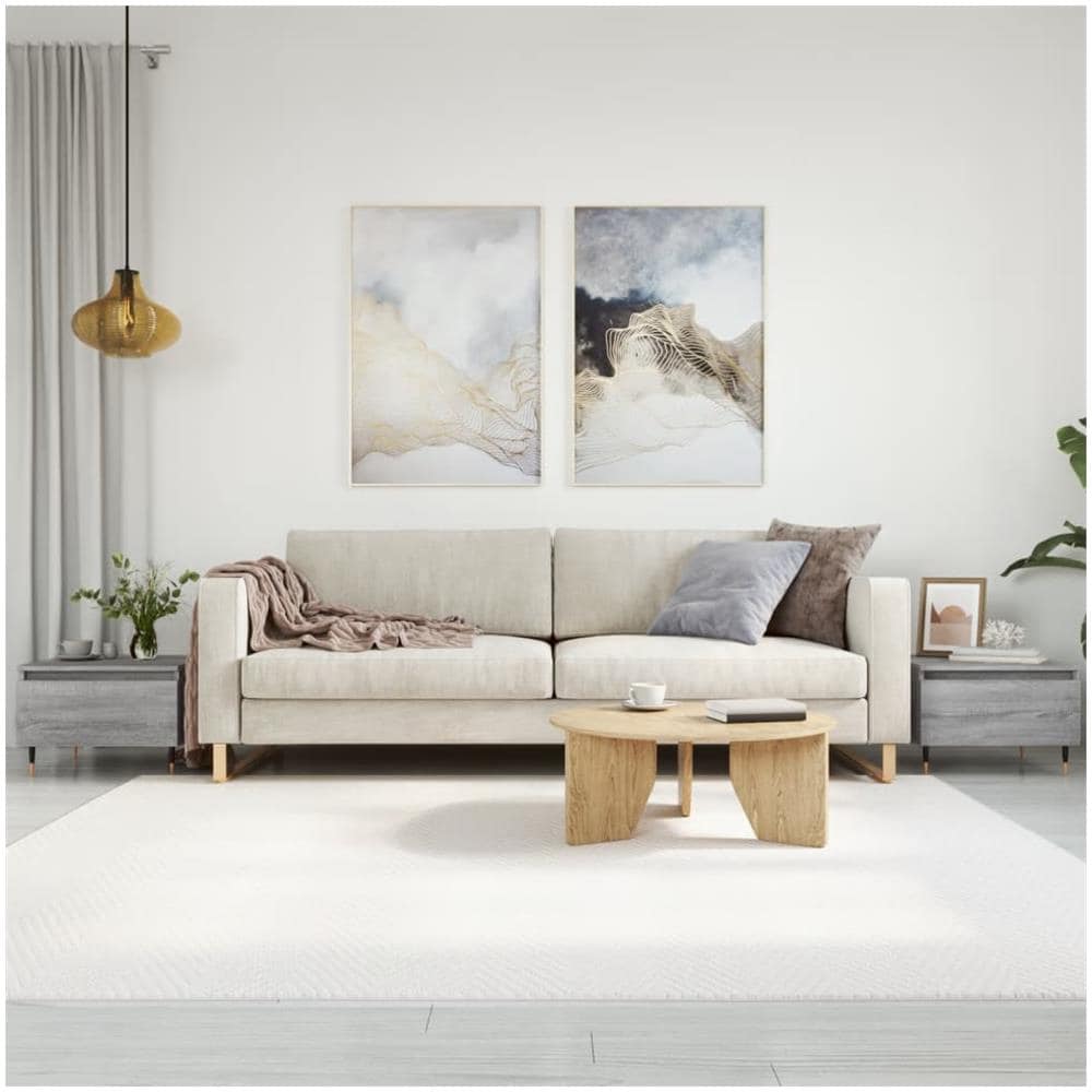 Tavolini Salotto 2pz Grigio Sonoma 50x46x35cm Legno Multistrato - Foto 1
