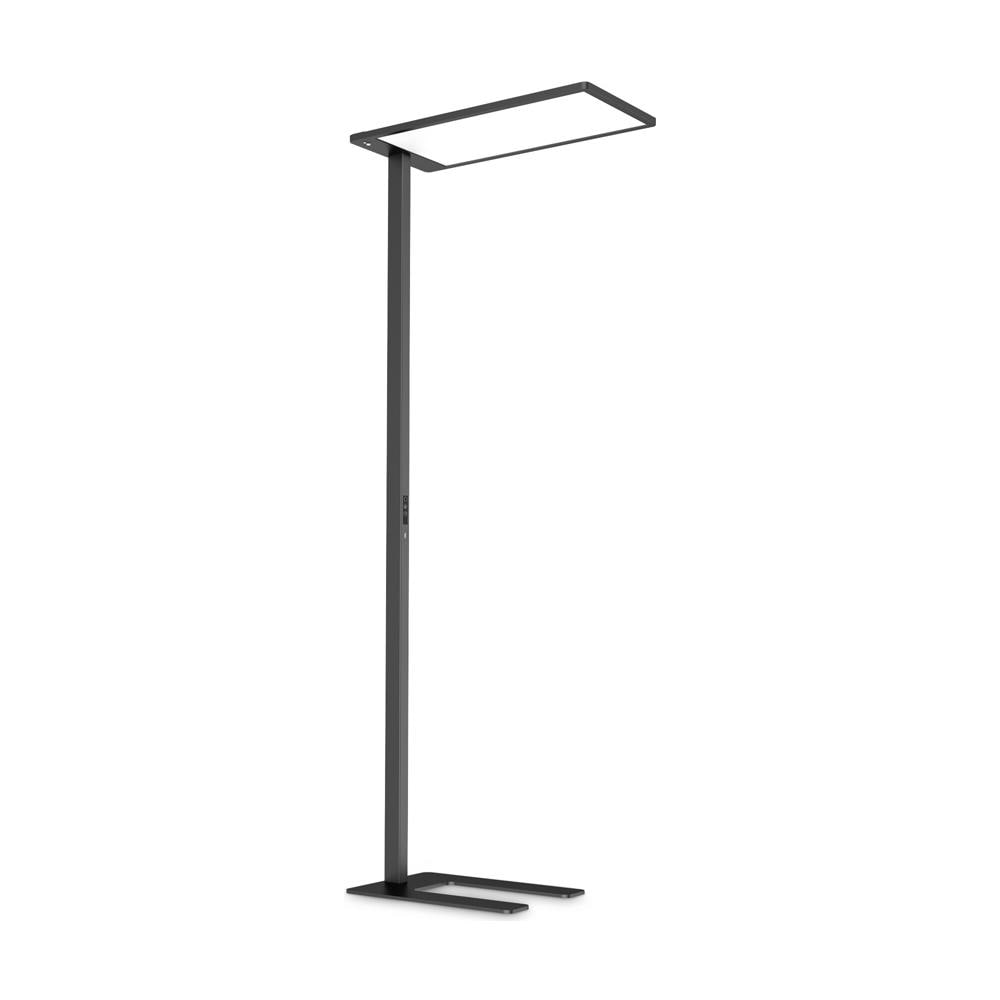 Piantana Moderna Comfort Metallo Nero Led 76w K Luce Calda 3000k - Foto 1