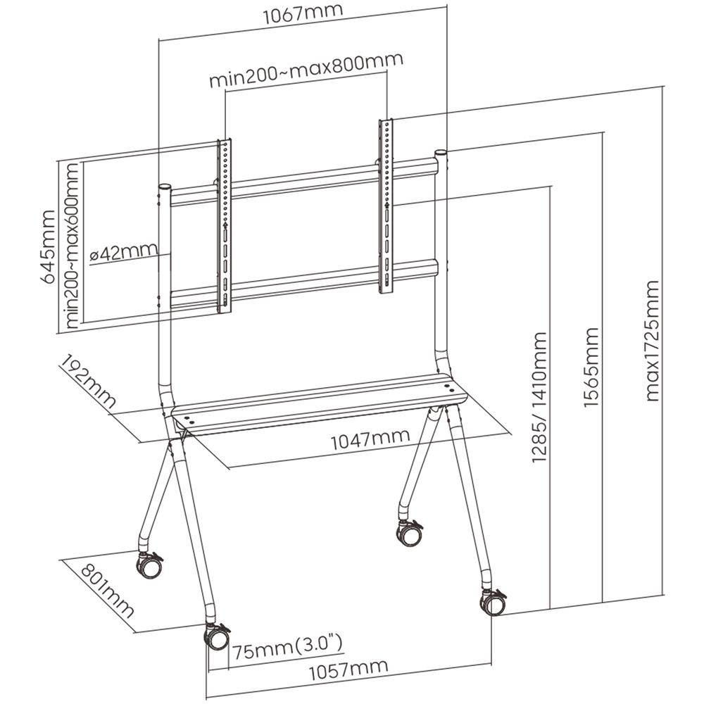 EDU TROLLEY UP TO 86 WITH SHELF - Foto 9