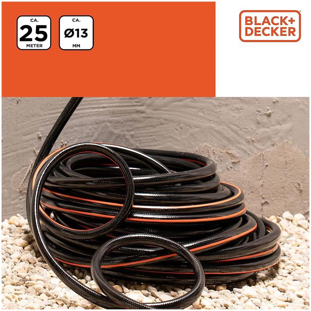 Tubo da Giardino 25 Metri ?13 in PVC Resistente Raggi UV Irrigazione Giardino - Foto 4