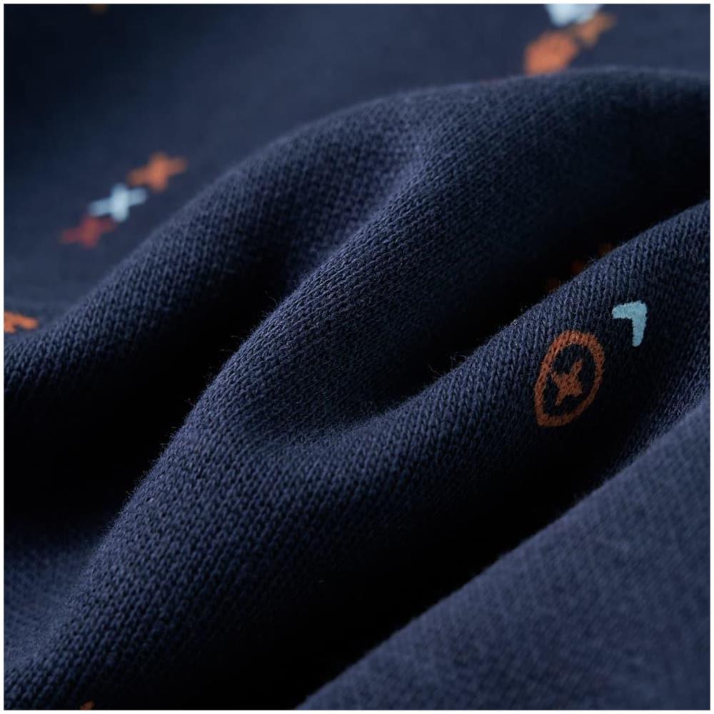 Felpa da Bambino Blu Marino Mélange 128 - Foto 7