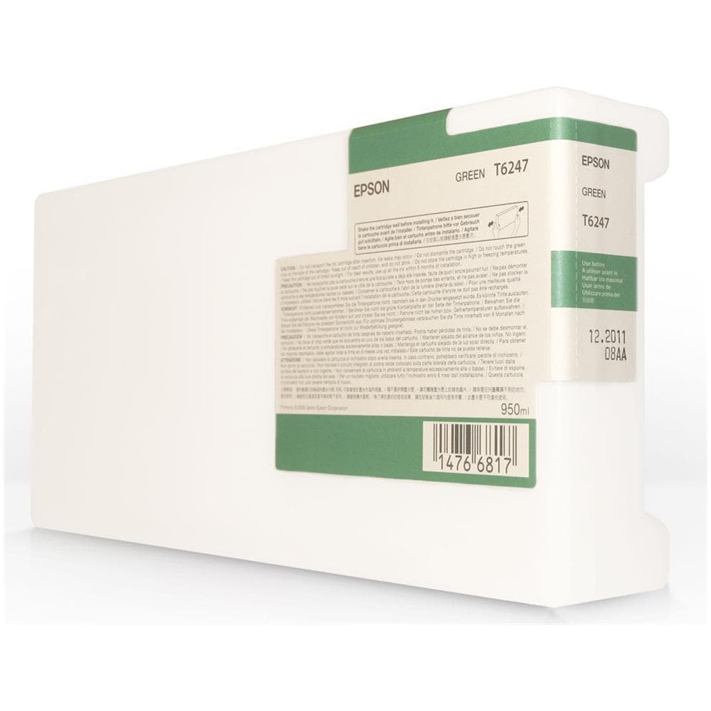 C13T624700 Cartuccia Ink Originale Verde Eco Solvente per Epson Stylus Pro GS6000 - Foto 3