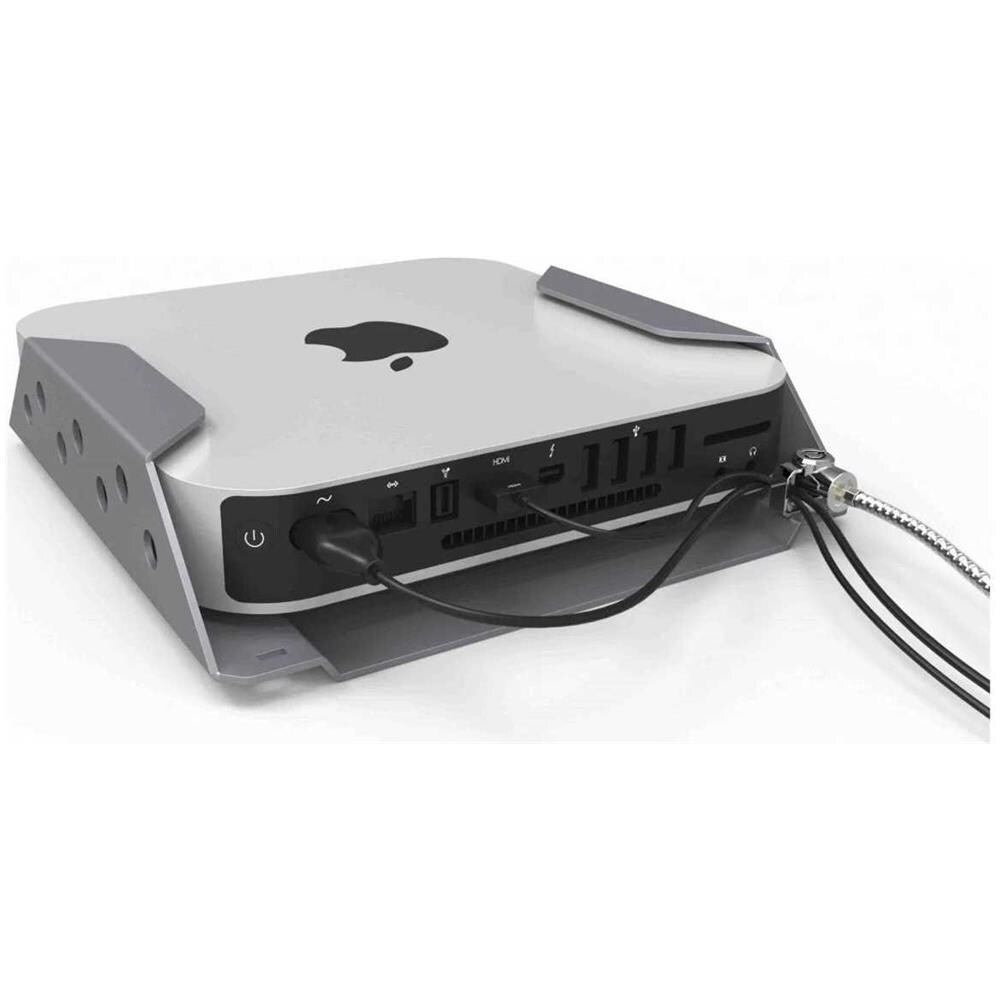 Alloggiamento con Sistema di Bloccaggio e Fissaggio di Sicurezza per Mac Mini, Argento - Foto 7