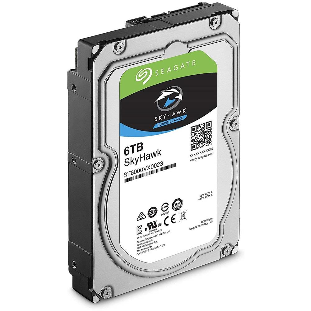 Hard Disk SkyHawk ST6000VX0023 6 TB 3.5” Interfaccia Sata III 6 Gb / s Buffer 256 MB - Foto 2