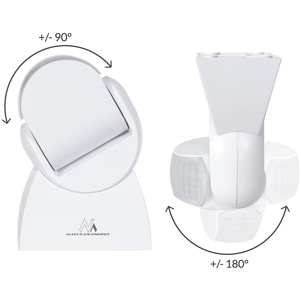 Sensore Di Movimento A Infrarossi Con Telecomando Ip65, Max 800 W (lampadina), Max 1200 W (led) Mce241 Energy - Foto 3