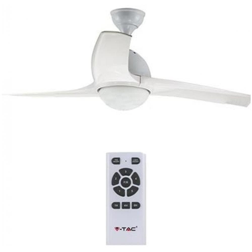 Ventilatore Da Soffitto 35w Dc-motor Con Lampada Led 15w 3in1 Color Change E Telecomando - Sku 7919 - VT-6055-3 - Foto 3