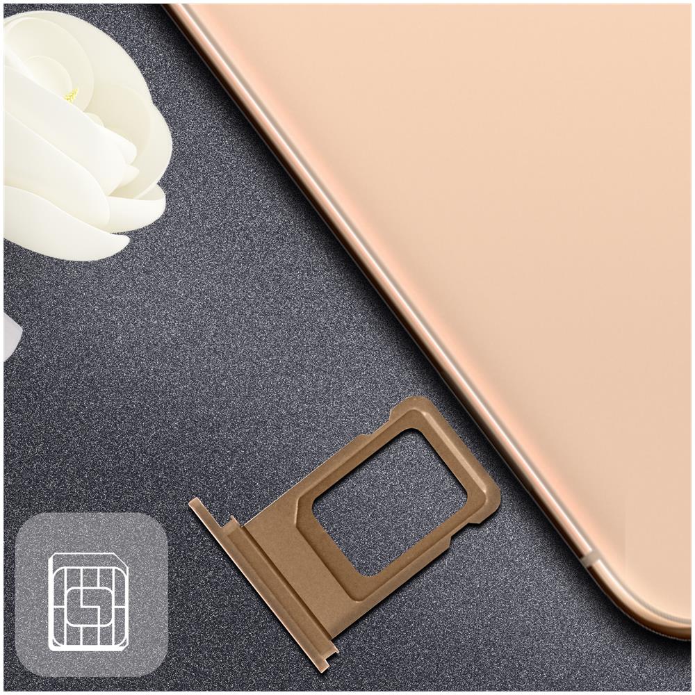 Alloggio Sim Apple Iphone 11 Pro Supporto Scheda Nano Sim Di Ricambio - Oro - Foto 5
