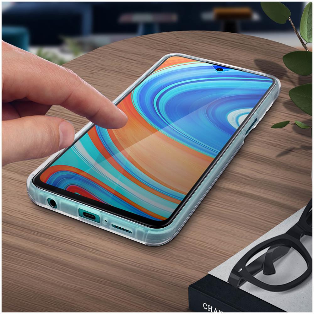 Cover Xiaomi Redmi Note 9s / 9 Pro / 9 Pro Max Silicone Fronte Retro Trasparente - Foto 2