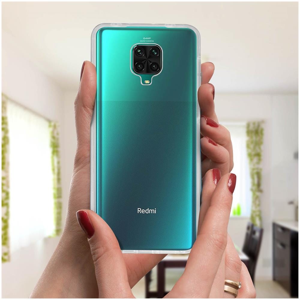Cover Xiaomi Redmi Note 9s / 9 Pro / 9 Pro Max Silicone Fronte Retro Trasparente - Foto 5