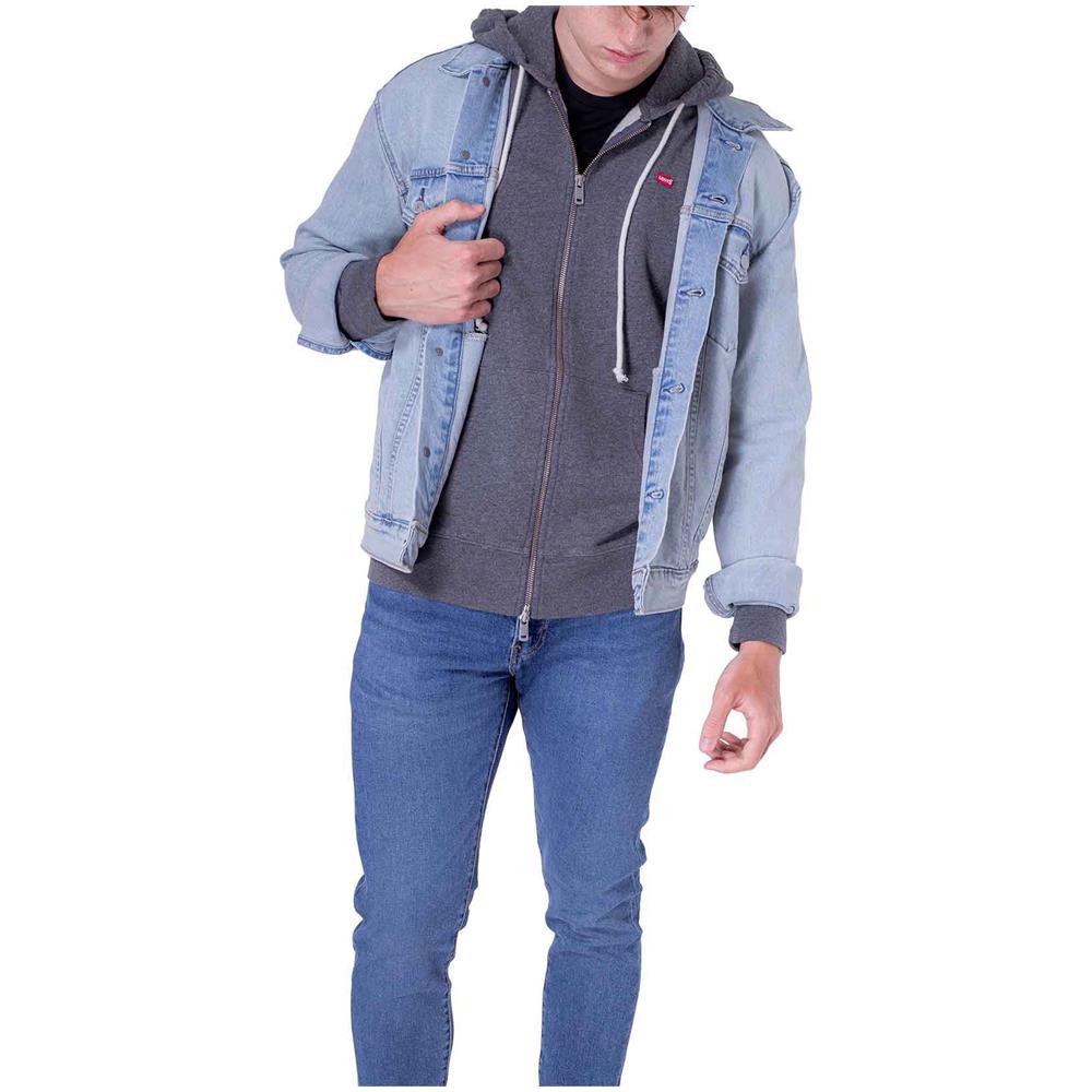 New Original Zip Up Felpa Uomo Taglia S - Foto 2