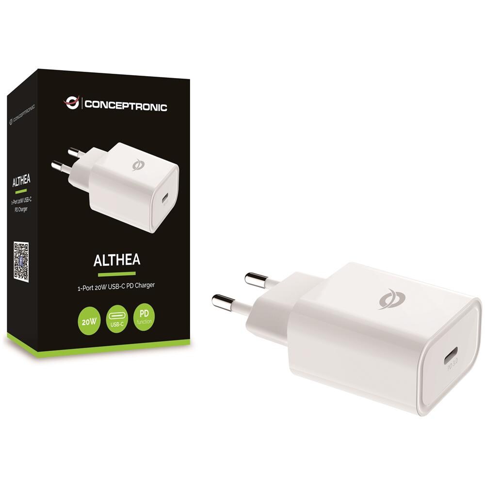 Mini Usb Charger 20w White Usb-c - Foto 2