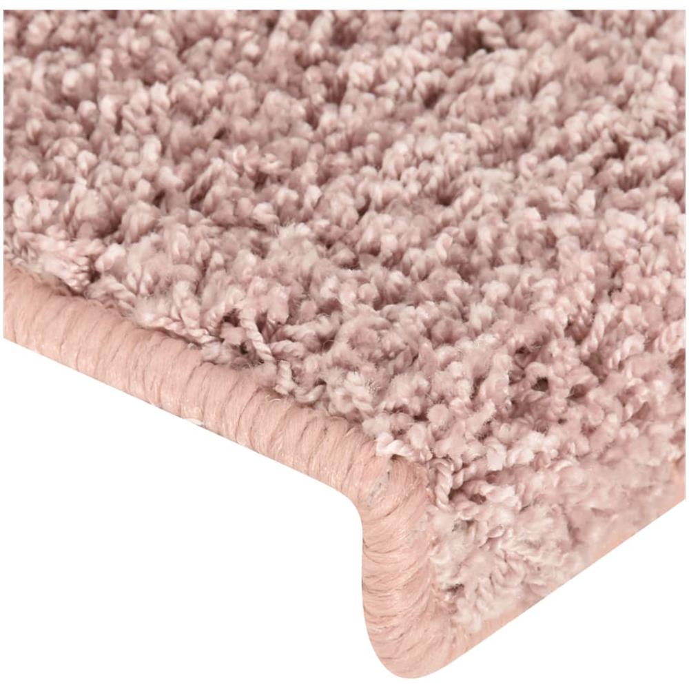 Tappetini per Scale 15 pz 65x21x4 cm Bianchi e Rosa - Foto 2