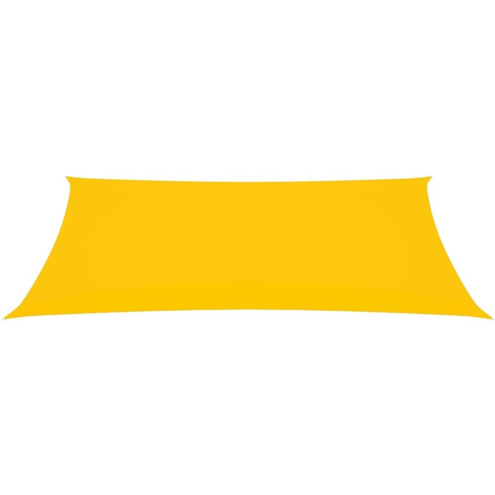 Parasole a Vela Oxford Rettangolare 4x7 m Giallo - Foto 3