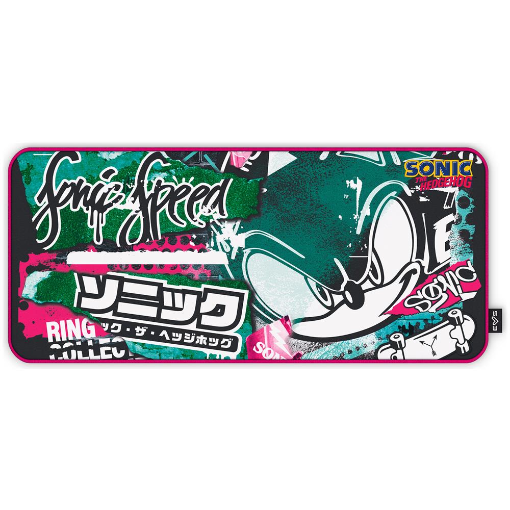 Gaming Mouse Pad Esg Sonic Graffiti (extended Extra Large Size, Anti-slip Rubber Base)  - Foto 1