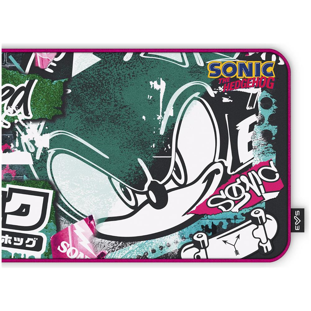 Gaming Mouse Pad Esg Sonic Graffiti (extended Extra Large Size, Anti-slip Rubber Base)  - Foto 4