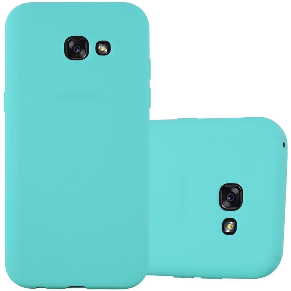 Custodia Compatibile Con Samsung Galaxy A7 2017 In Candy Blu - Coperchio Protettivo In Silicone Tpu Flessibile - Foto 1