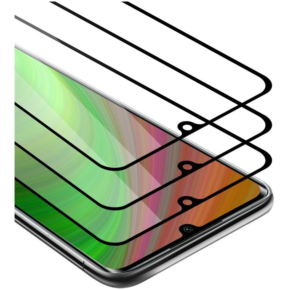 3x Pellicola Armatura A Schermo Intero Compatibile Con Xiaomi Mi Note 10 In Trasparente Con Nero - 3x Vetro Temperato (tempered) Di Protezione Del Display In Durezza 9h Con 3d Touch - Foto 1