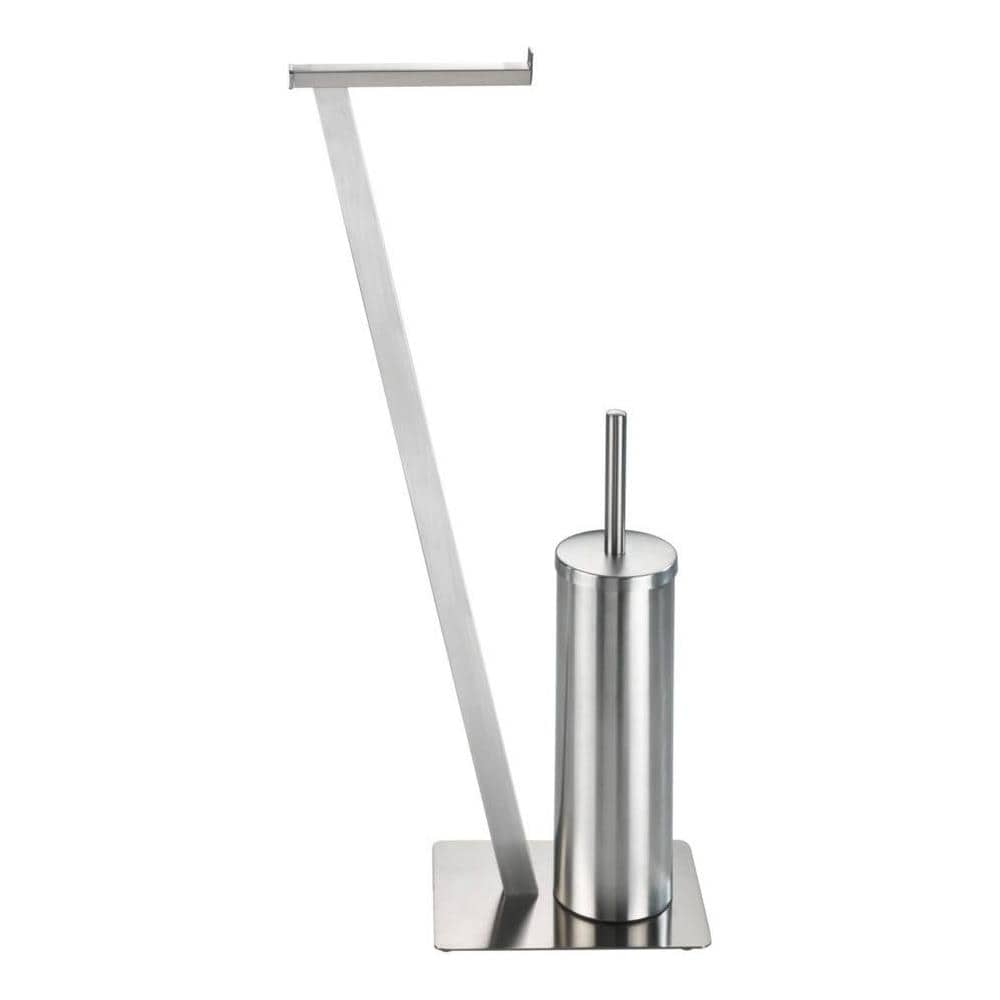 Porta Carta Igienica E Scopino Wc Lirio, Nero, Wenko - Foto 2