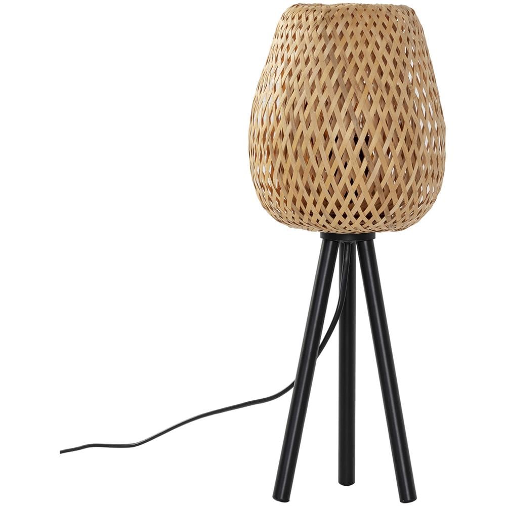 Lampada Da Tavolo Tara In Bambù, Diametro 43,5 Cm - Foto 1