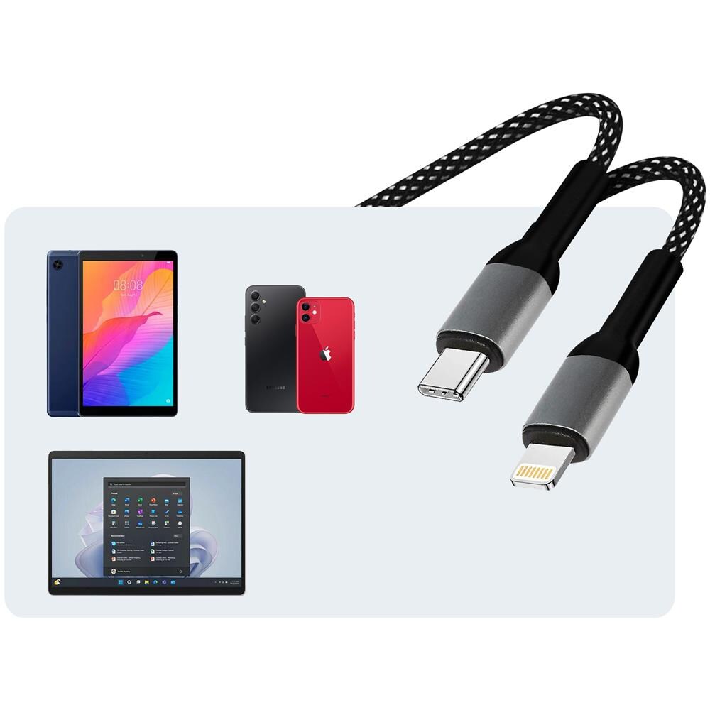 Adattatore Da Usb-c + Iphone Lightning A Jack Da 3,5 Mm, - Foto 2