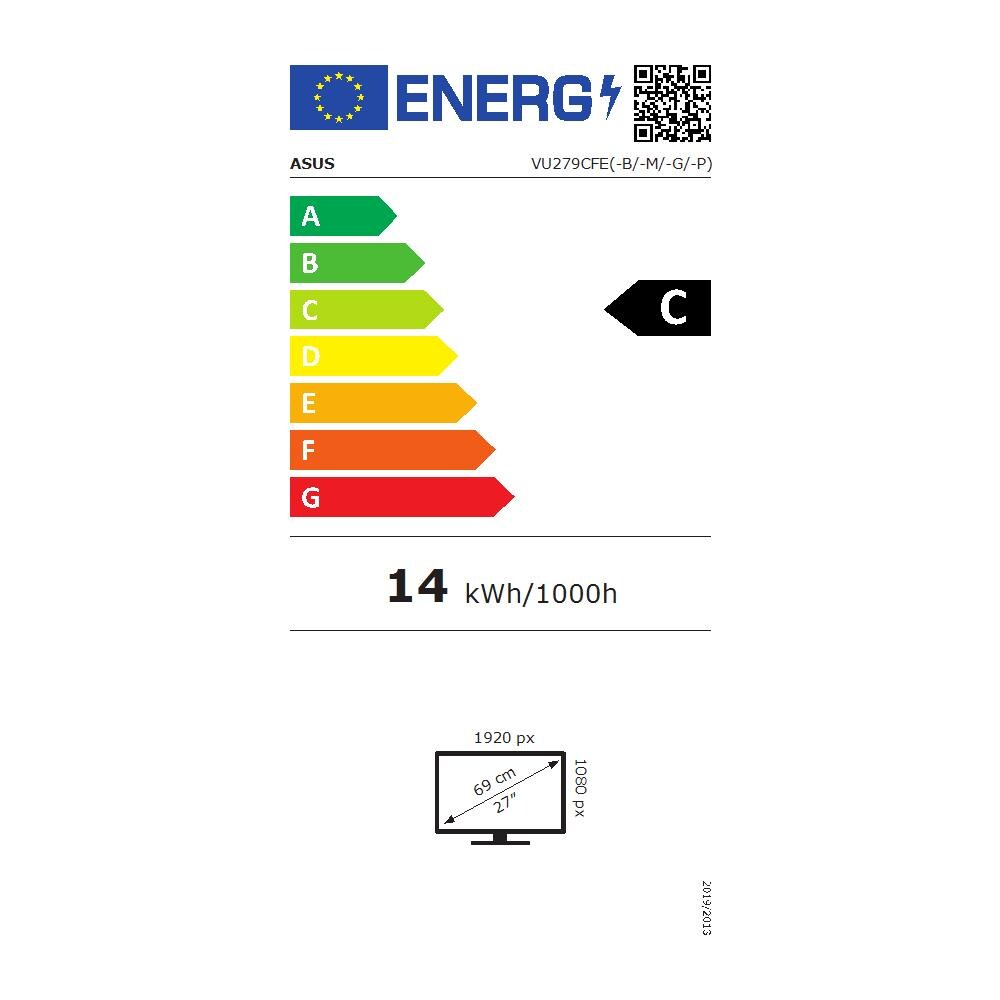 Eye Care Vu279cfe-p 68.58cm 16 9 Fqhd Hdmi - Flachbildschirm (tft /lcd) - 27"" [energieklasse C] (90lm09io-b01k70) - Foto 2