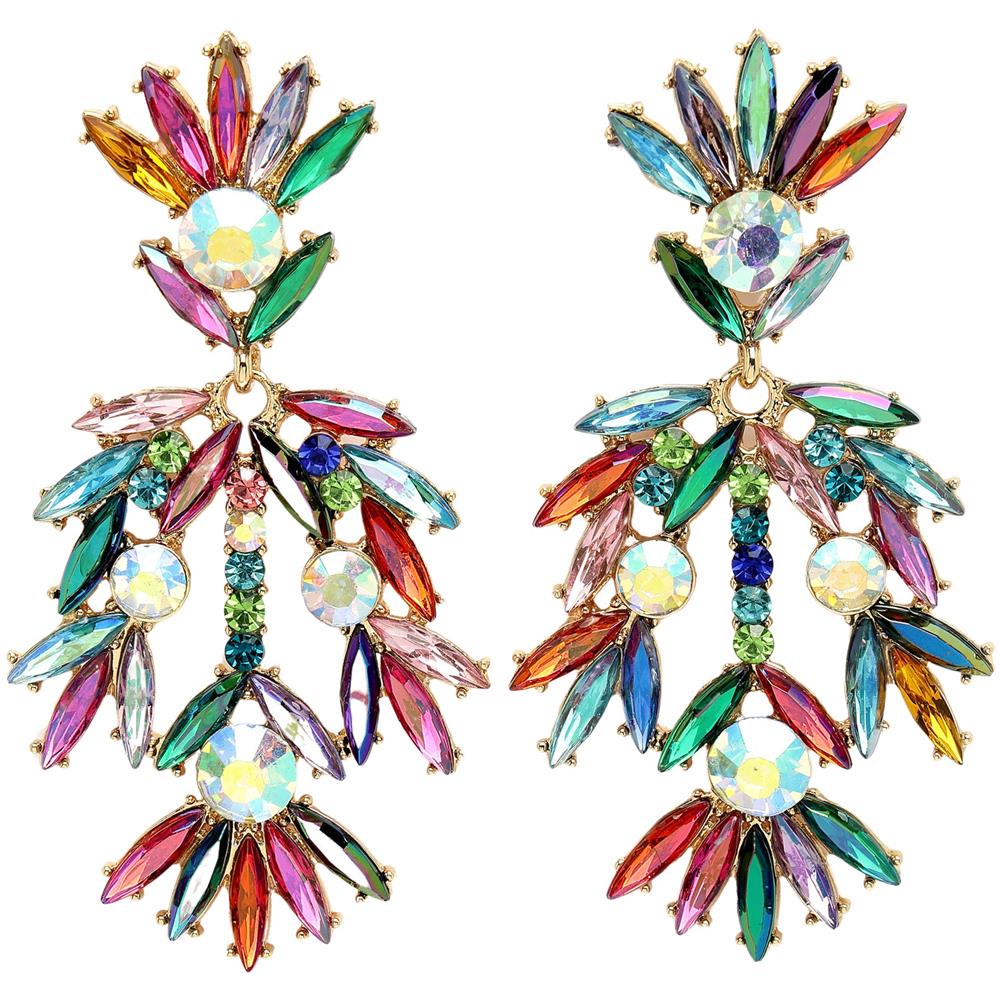 Orecchini a Piuma Floreali Eleganti Collezione Diva - Foto 1